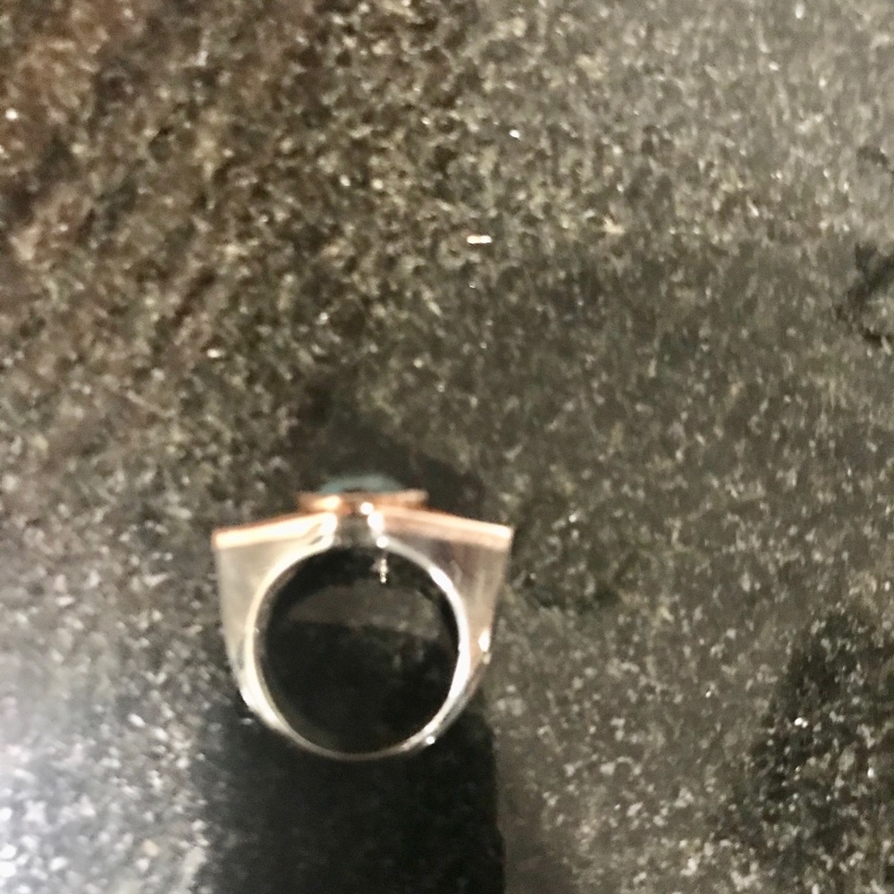 Evil eye ring from santorini Greece. Gold plated - Picture 4 of 4